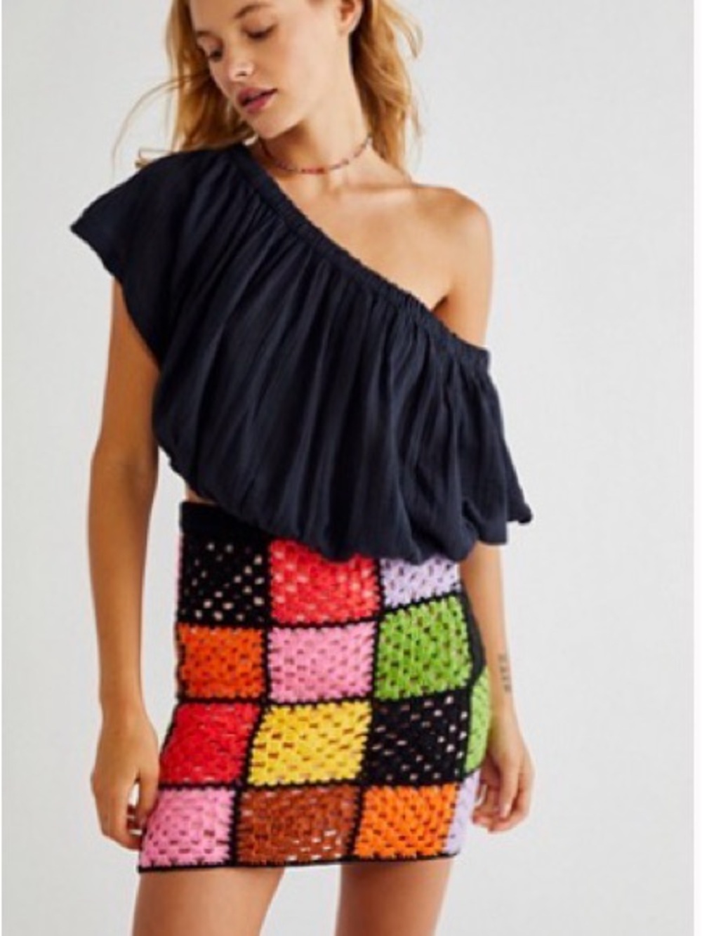Free People Sneak Peak Top Solid Top